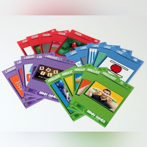 🩵EUC National Geographic Channel Brain Games 2016 Edition Trivia Board Game - Picture 13 of 13